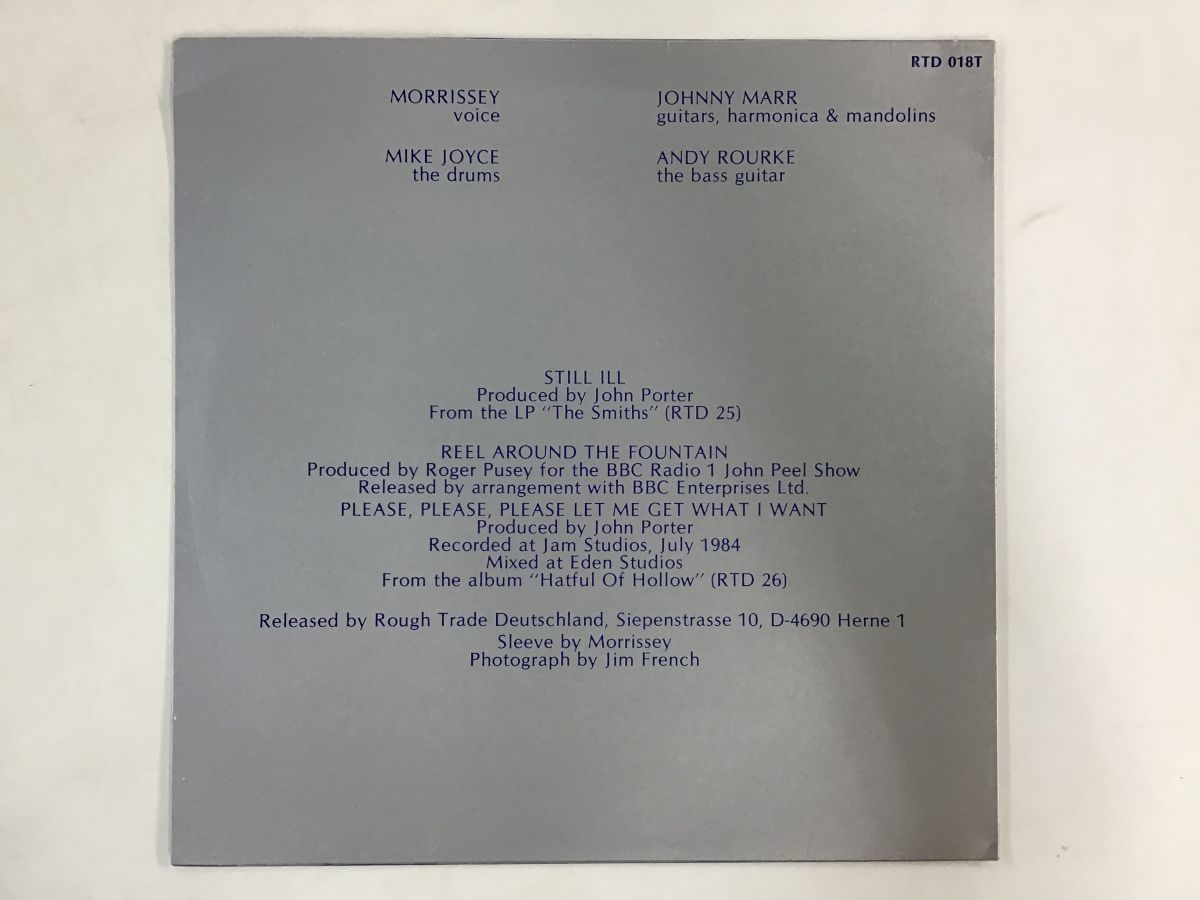 LP / THE SMITH / STILL ILL / UK盤 [3060RL]_画像2