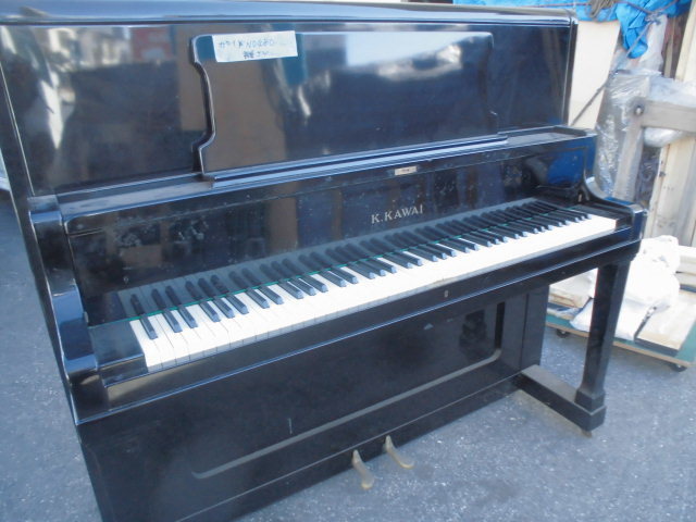 カワイピアノ K４８０型 古いけどフル再調整 未だ充分使えます。整調済 保証付き 運賃無料・条件付き　　　