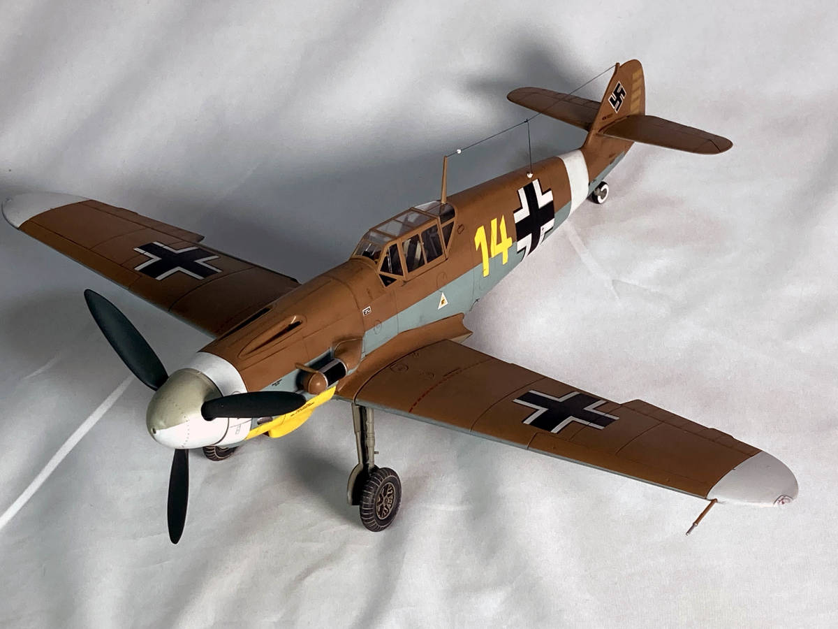 【atsudra工房完成品】1/32 Bf109F-TROP マルセイユ少尉 68機撃墜時_画像4