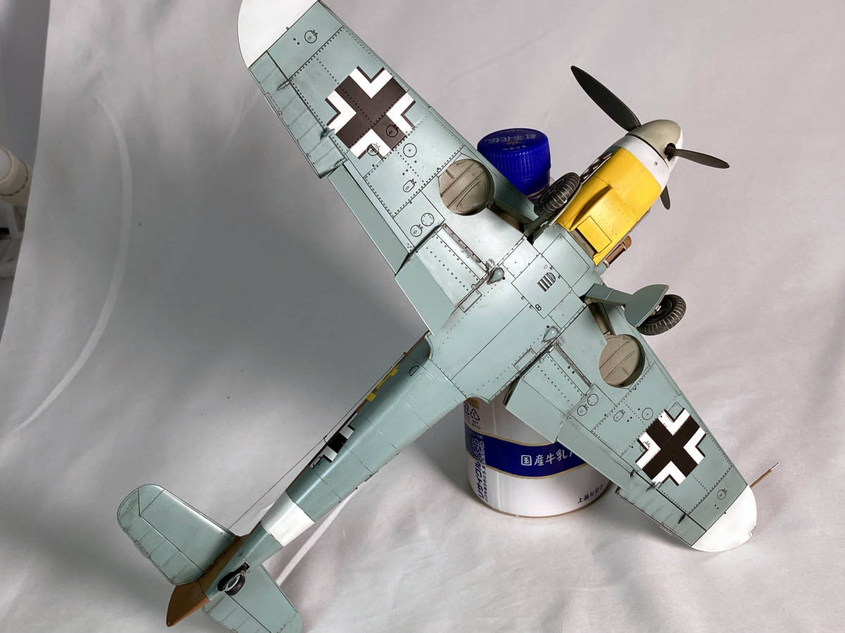 【atsudra工房完成品】1/32 Bf109F-TROP マルセイユ少尉 68機撃墜時_画像6