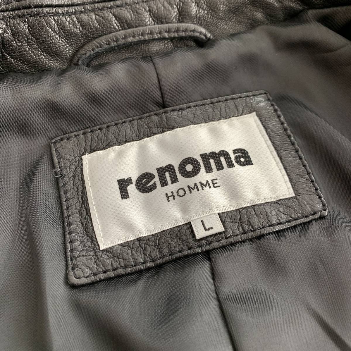 renoma レノマオム　ブルゾン　ジャケット　Lサイズ