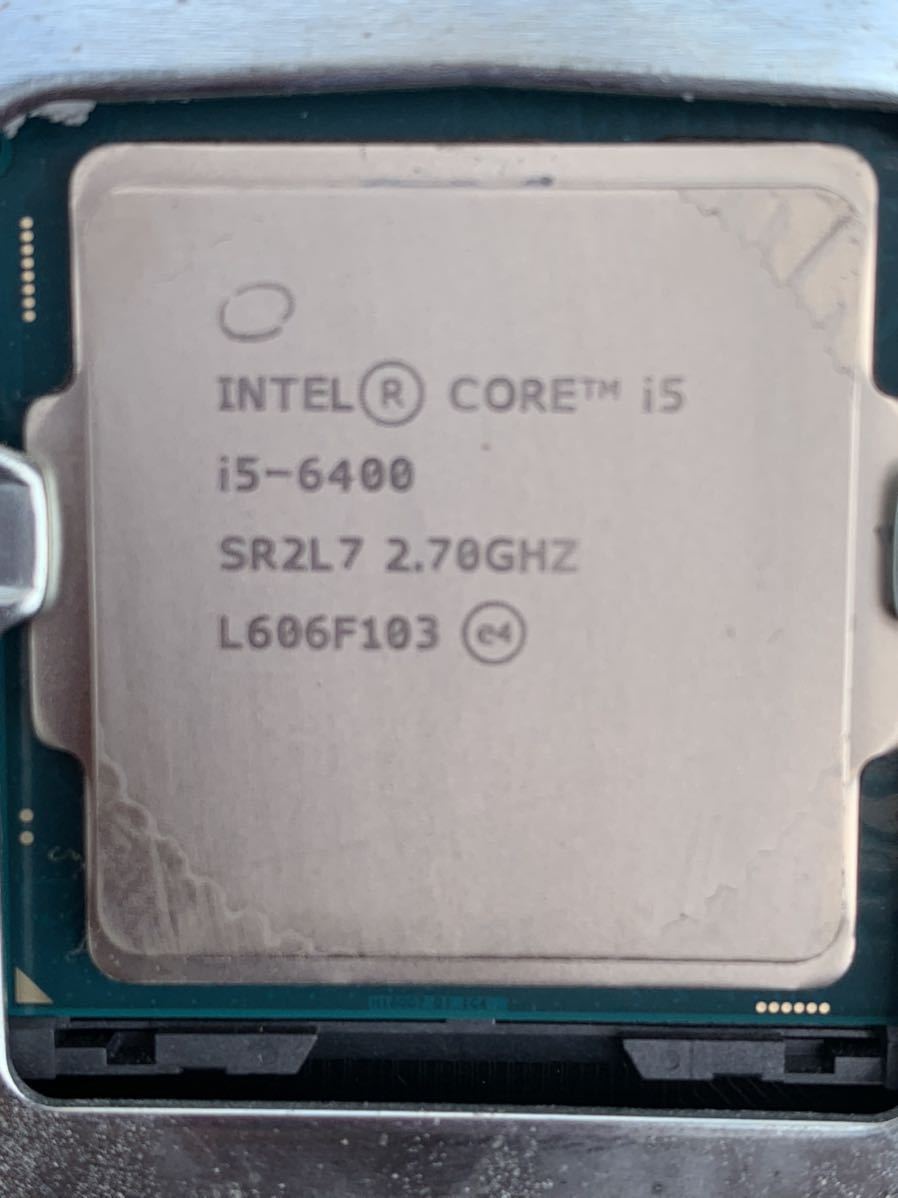 CPU Intel Core i5 6400 2.7GHz PCパーツ インテル 動作確認済み