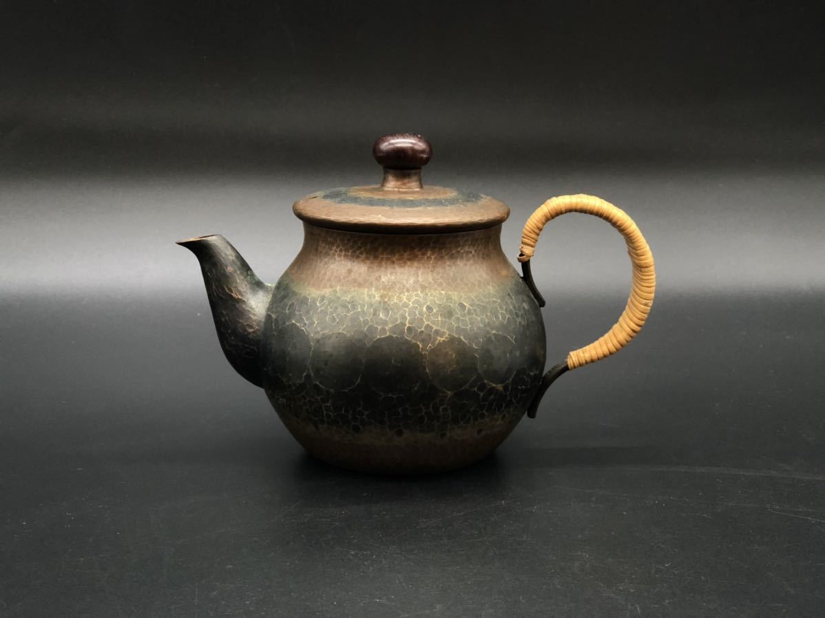 煎茶道具 玉川堂造 急須 銅瓶 銅器 茶器