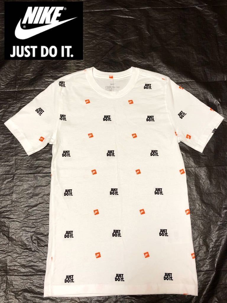 ■NIKE・ナイキ■ JUST DO IT ■総柄Tシャツ■Mサイズ・THE NIKE TEE_画像2