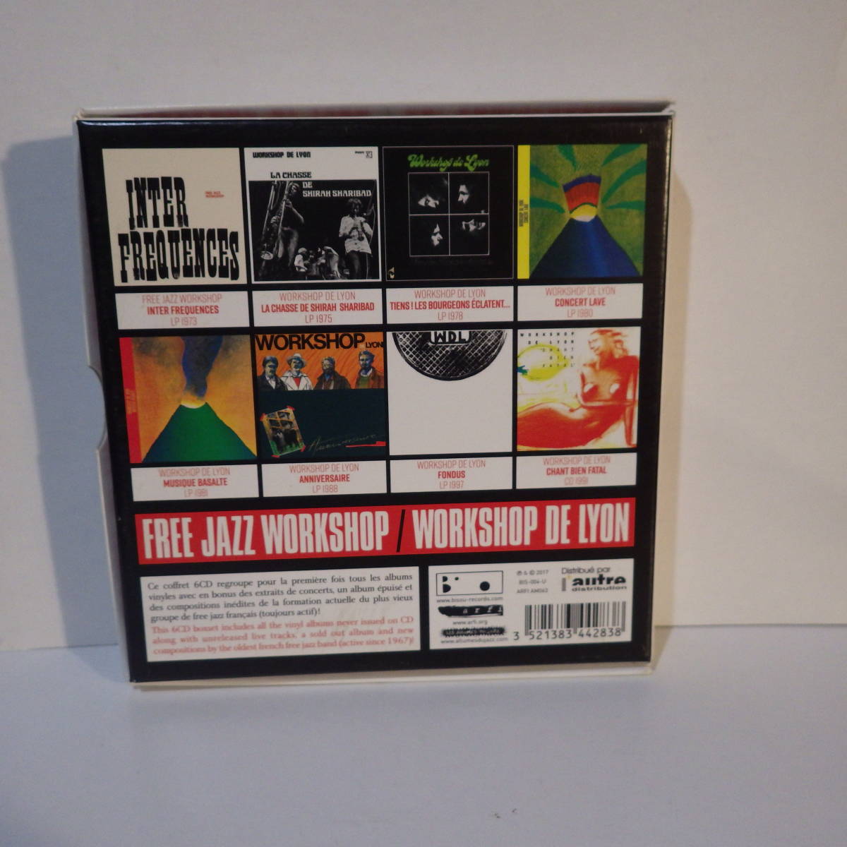 【6CD】WORKSHOP DE LYON　50th Anniversary ワークショップ・ド・リヨン【中古品】ボックス フレンチ ヨーロピアン・ジャズ フリー_画像2