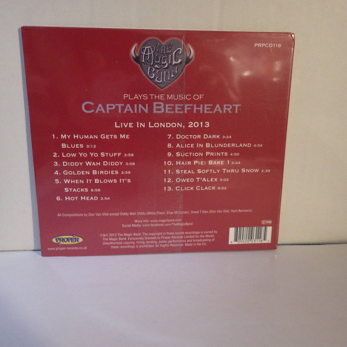 未開封新古品【CD】Magic Band Plays the Music of Captain Beefheart 2013年春のツアー音源_画像2