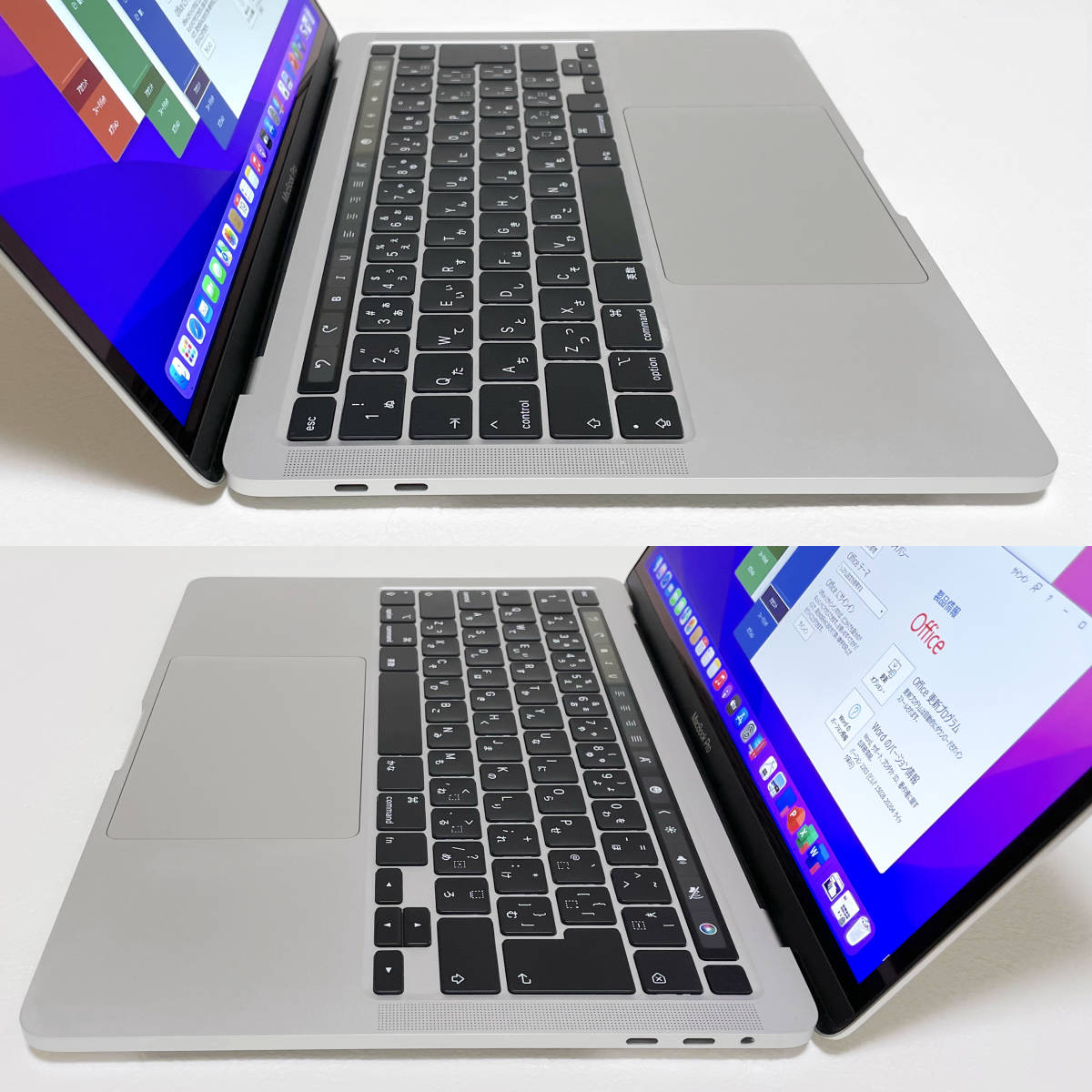 訳あり Macbook Pro 2020 13インチ Core i516GB 512GB Parallels で Windows 11 と Office 2021 が動く MWP42J/A_画像3