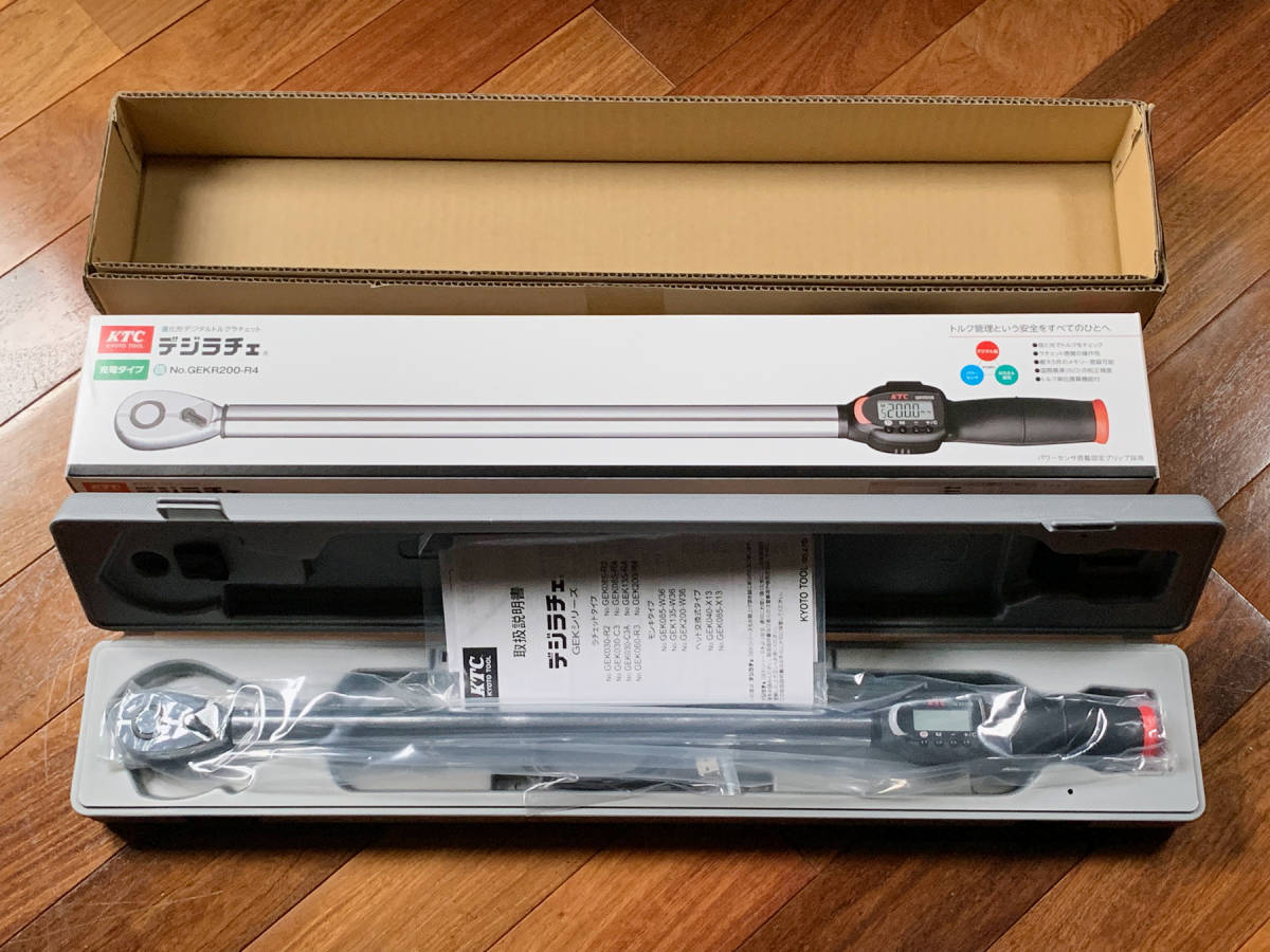 KTC 12.7sq 充電式 デジラチェ GEKR200-R4 新品未使用開封のみ www