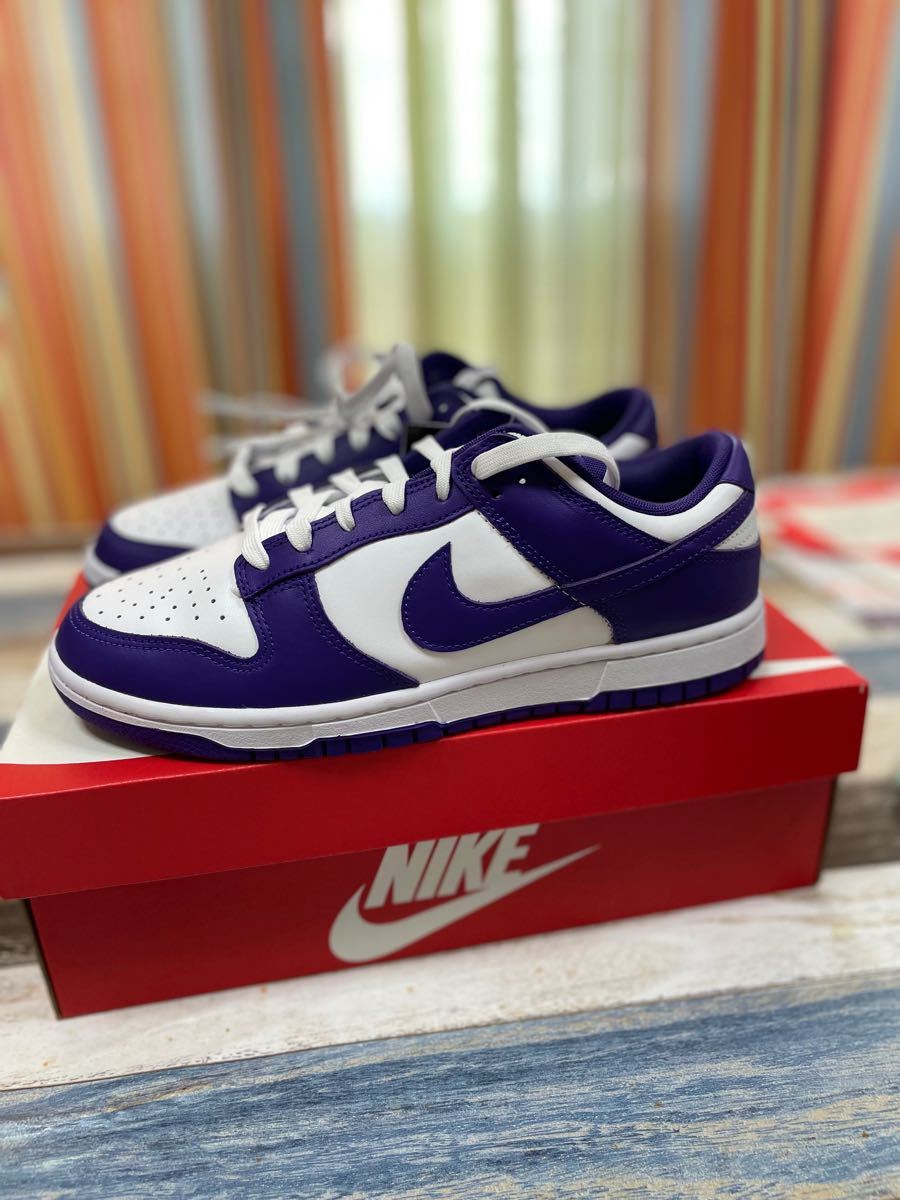 nike dunk low court purple チャンピオンシップ コートパープル