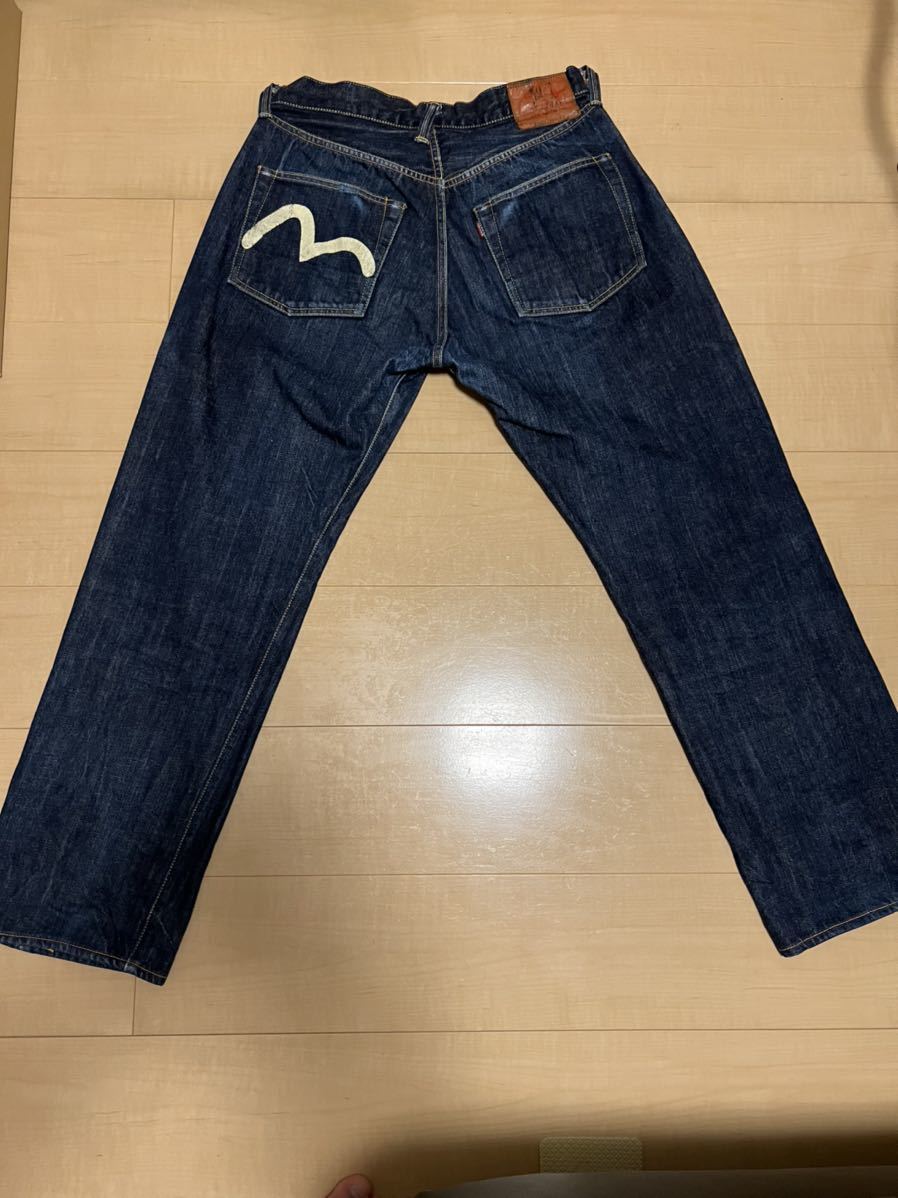EVISU エヴィス NO1 2001 35インチ 左後ろ白カモメ当たり出始めの美品