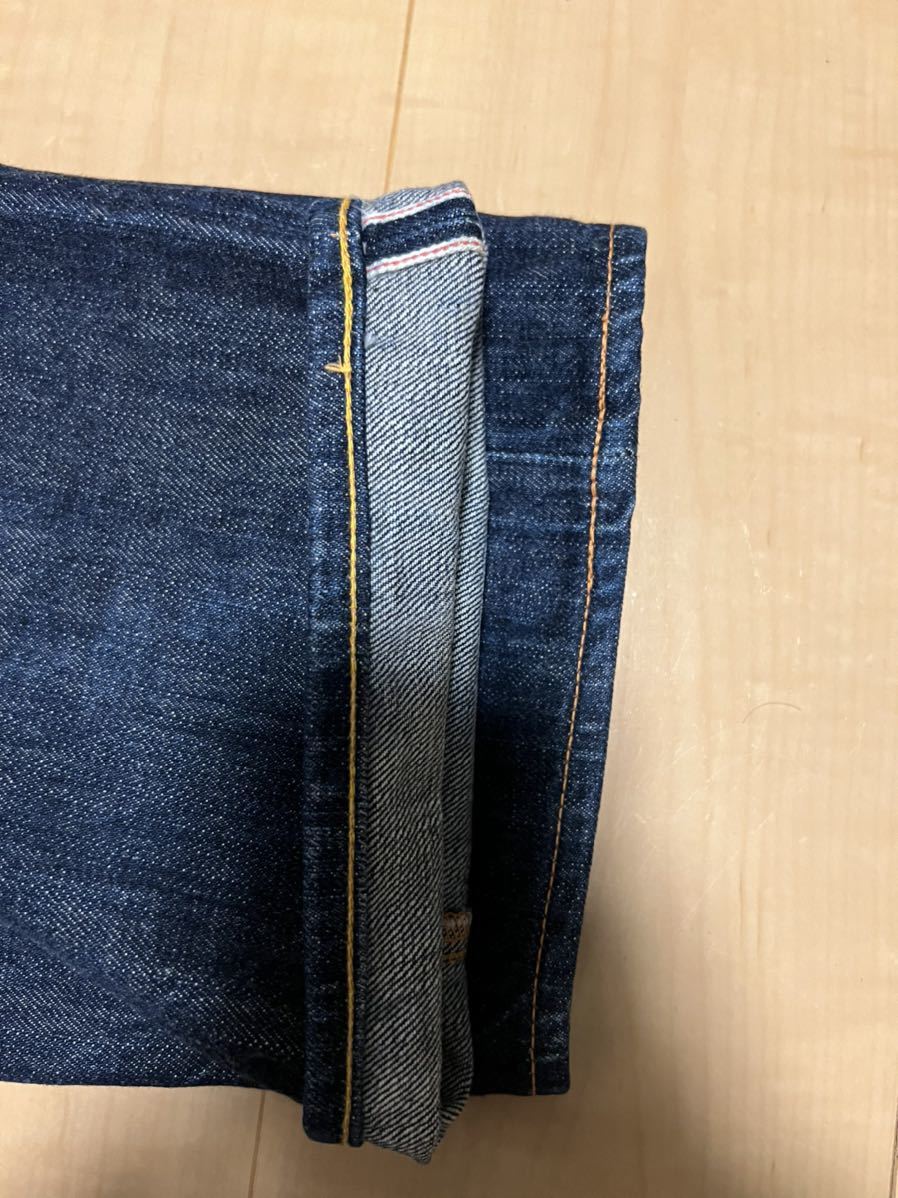EVISU エヴィス NO1 2001 35インチ 左後ろ白カモメ当たり出始めの美品