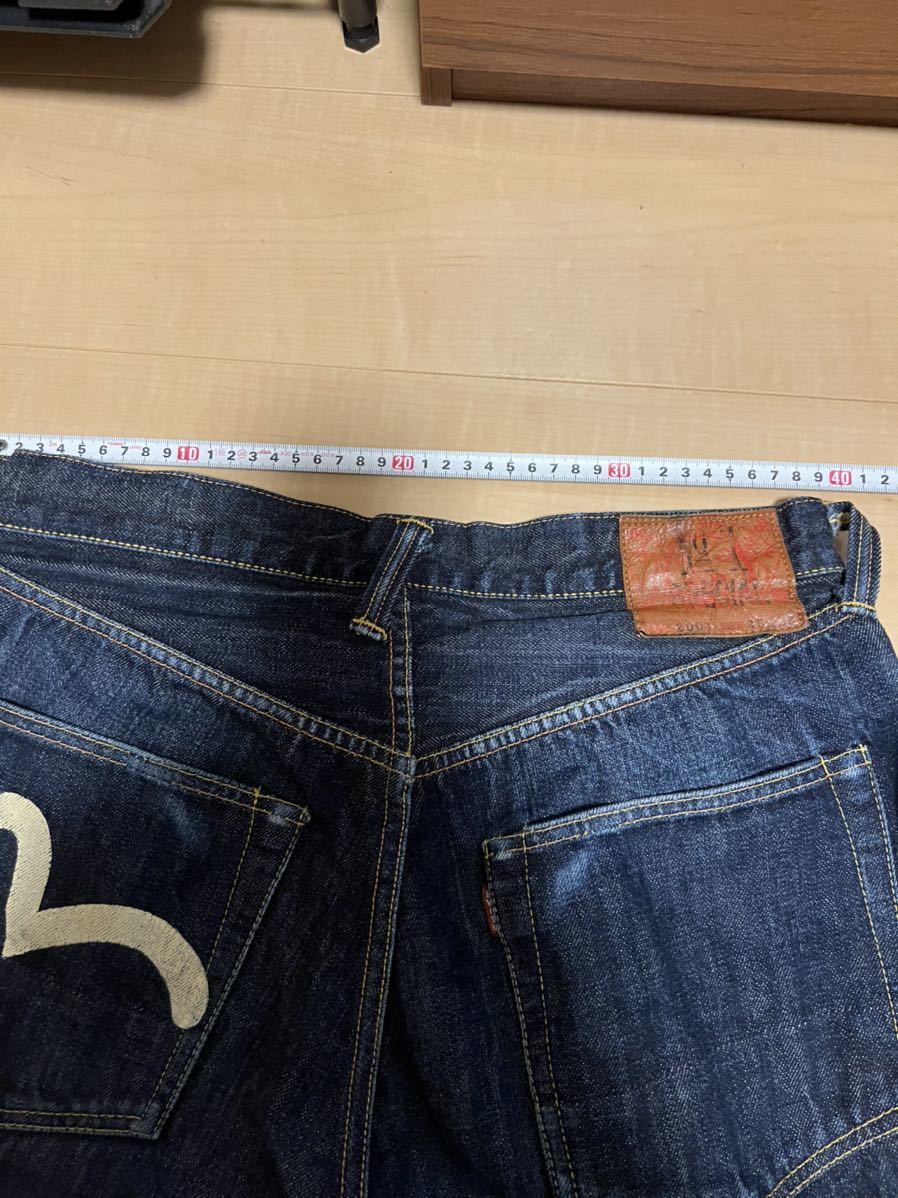 EVISU エヴィス NO1 2001 35インチ 左後ろ白カモメ当たり出始めの美品