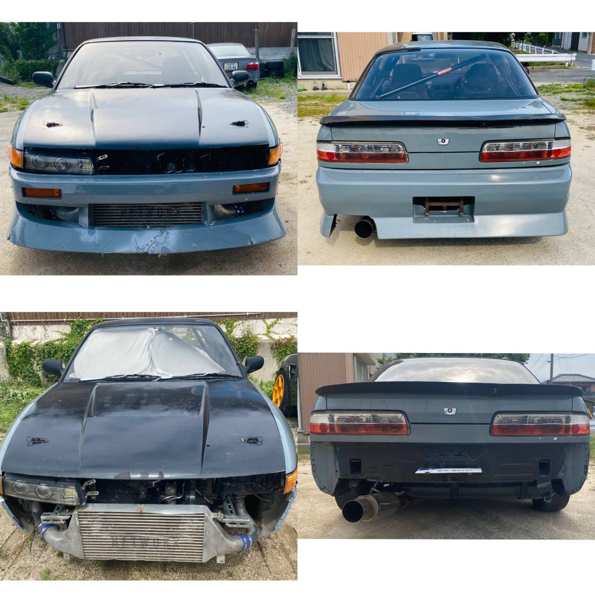 シルビア　S13 k's CA18DET ターボ　書類有り　パワーFC 5点ロールバー　TD05タービン　部品取り　ベース車両_画像3