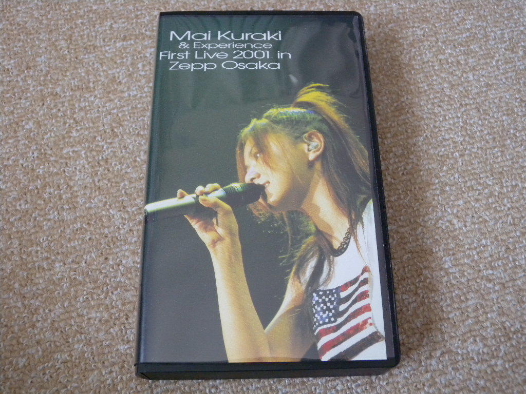 『 倉木麻衣 』★ Mai Kuraki & Experience First Live 2001 in Zepp Osaka ★ COLLECTOR'S 向けビデオ（VHS VIDEO）_画像1