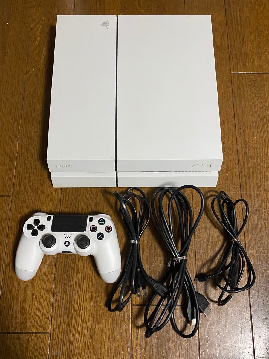 PS4本体 PS4 PlayStation4 プレイステーション4 WHITE SONY CUH-1200A 箱無し