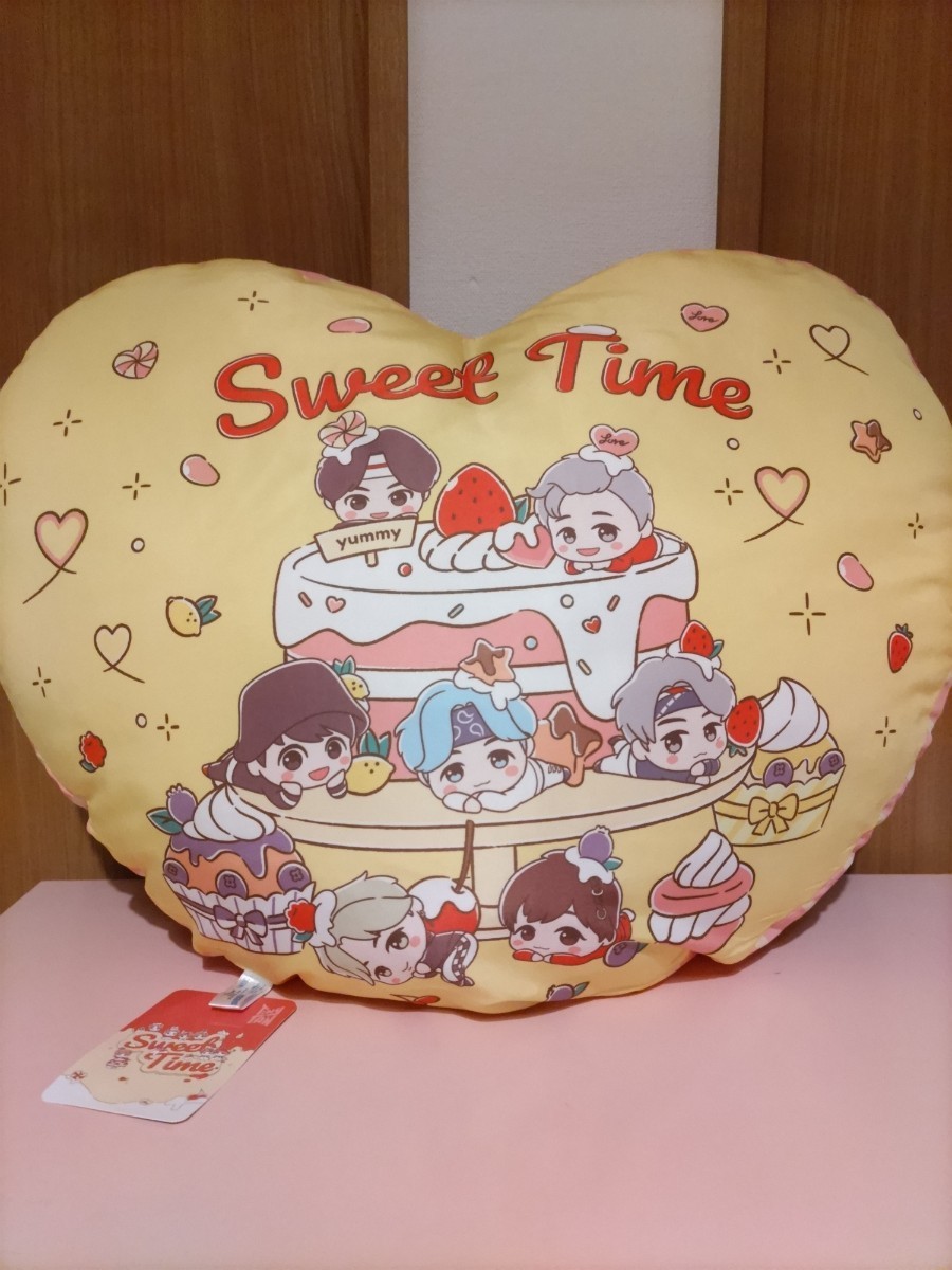 信用 TinyTAN Sweet Time プレミアムハート型クッション agapeeurope.org