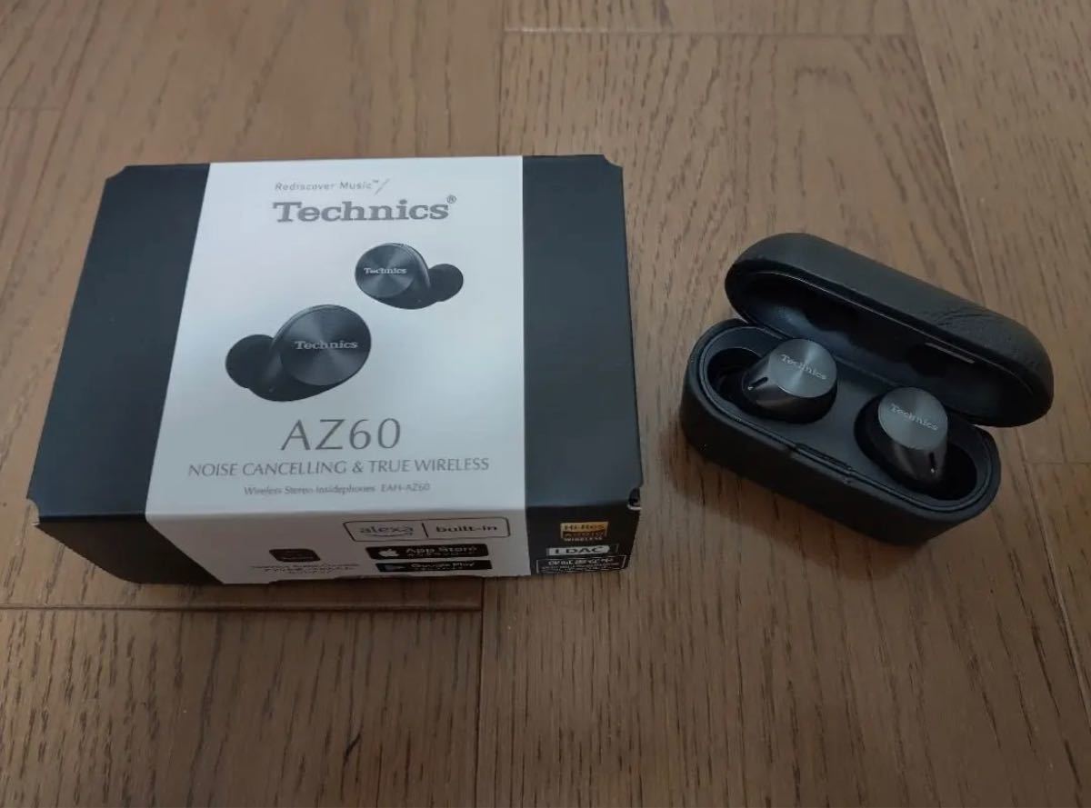 当季大流行 【ほぼ新品同様】EAH-AZ60 technics Panasonic ブラック