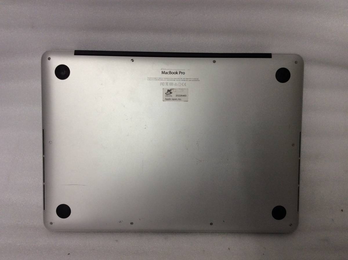 【大M0414005】【ジャンク品】【業者様注目品】Apple MacBook Pro A1502EMC2835 【ノート】_画像7