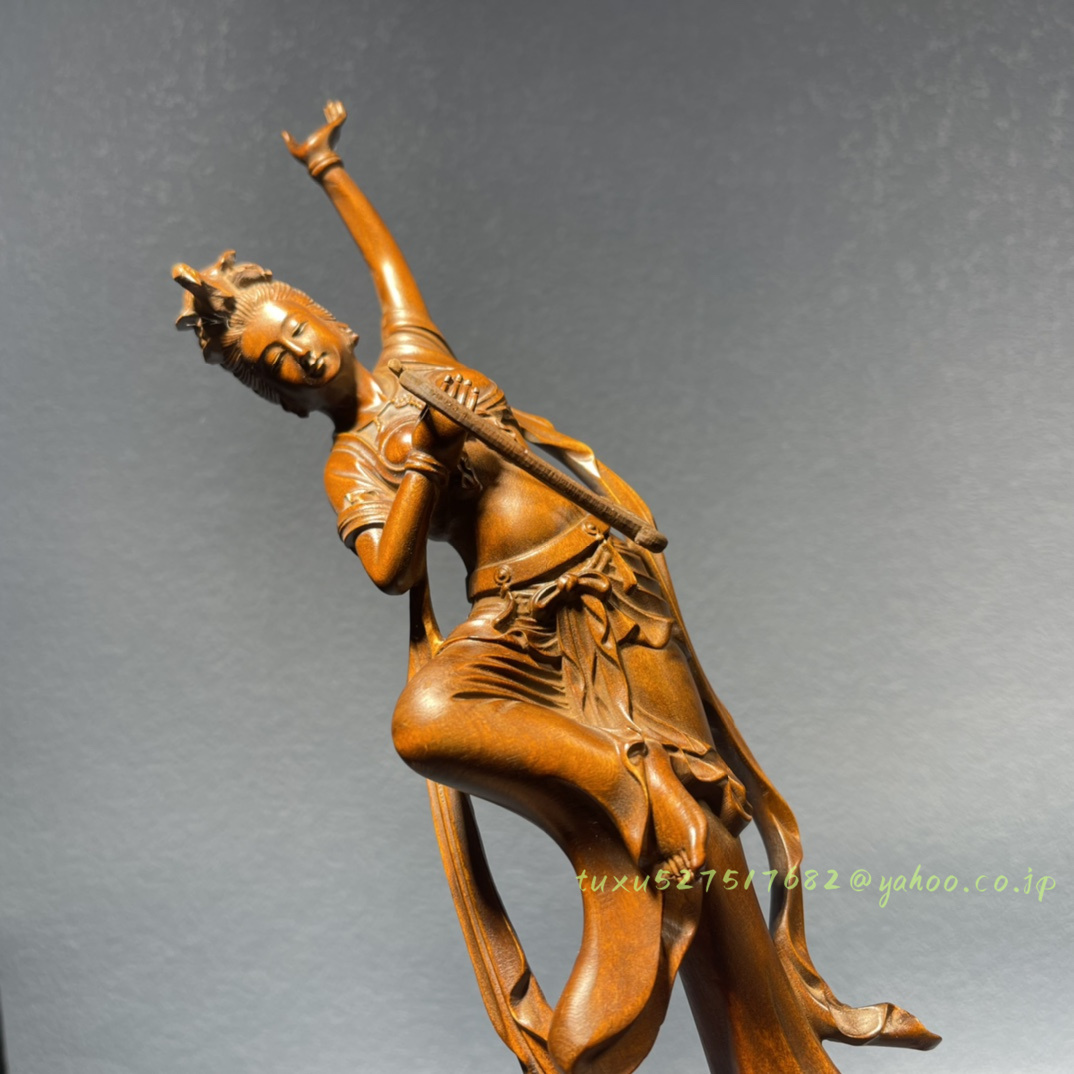 時代彫刻 木製 天女 木彫 人物 立像 女性 飛天女 仏教美術 珍品 希少 時代彫刻 木製 天女 木彫 人物 立像 女性 飛天女 仏教美術 珍品 希少