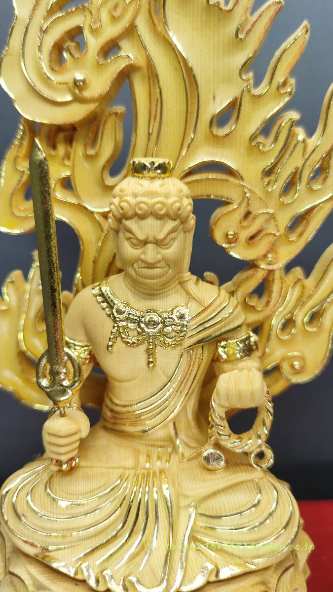 仏教美術 木彫 不動明王 仏像 彫刻(特上彫 木彫 不動明王像 仏教美術 木彫 不動明王 仏像 彫刻(特上彫 木彫 不動明王像