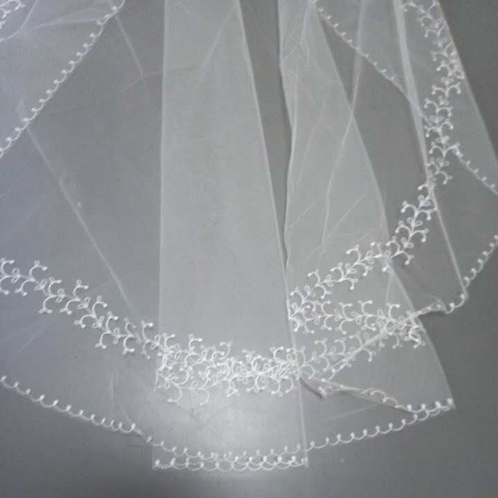  veil wedding race embroidery length length some 2m15. width some 1m95. beautiful goods 