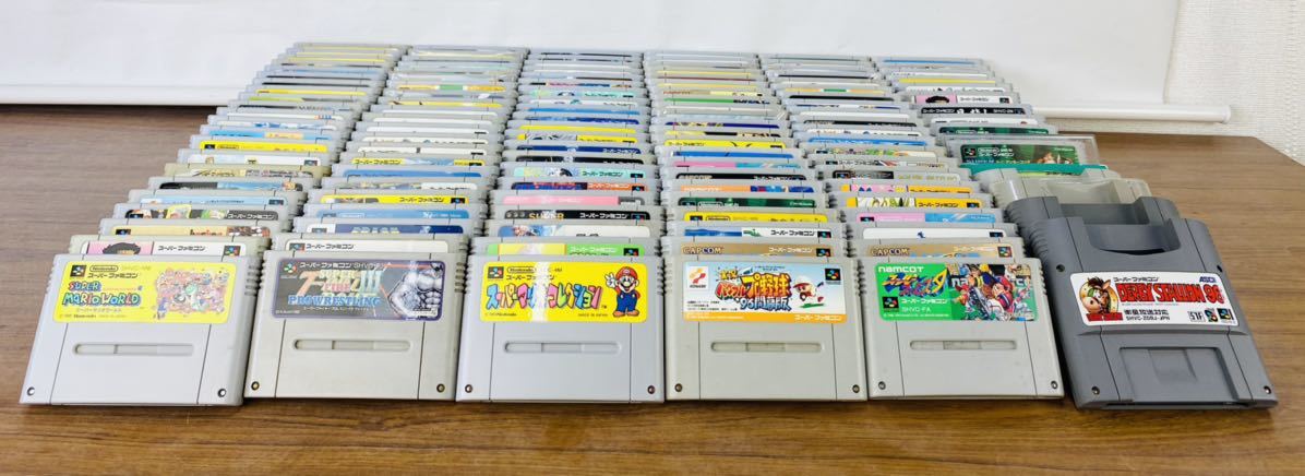 任天堂 ニンテンドー スーパーファミコン ソフト 124本 大量 まとめ