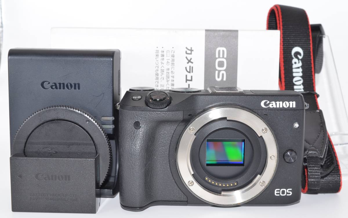 美品】キャノン Canon EOS M3 ボディ (ブラック)【動作確認 美品】キャノン Canon EOS M3 ボディ (ブラック)【動作確認