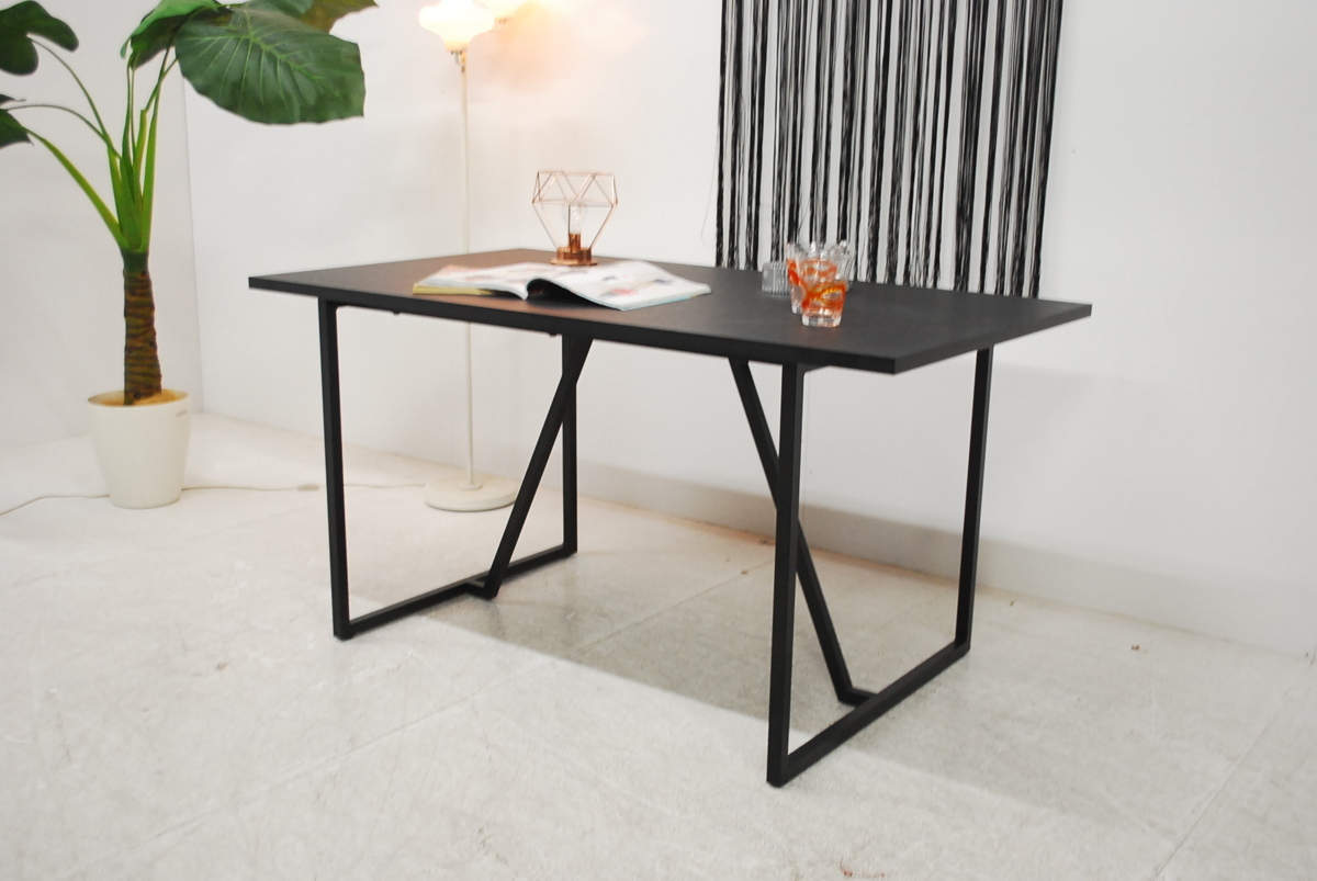  fixed amount * outlet * unused * free shipping * luxury modern * dining table single goods * black group * marble style design 