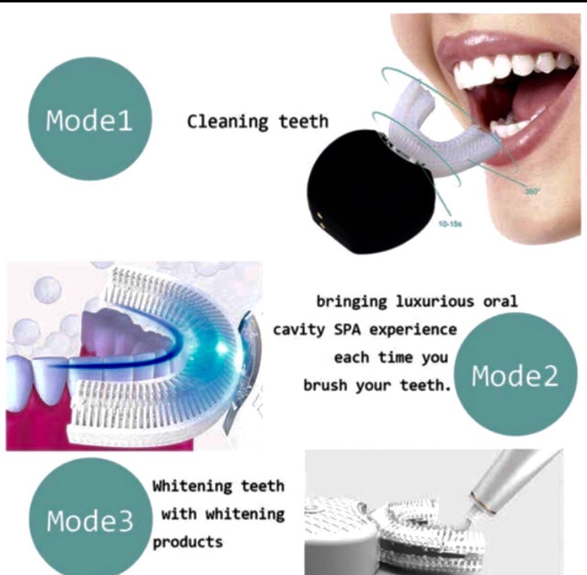 アップグレード 口腔洗浄器 デンタルケア 電動歯ブラシ  ワイヤレス充電  