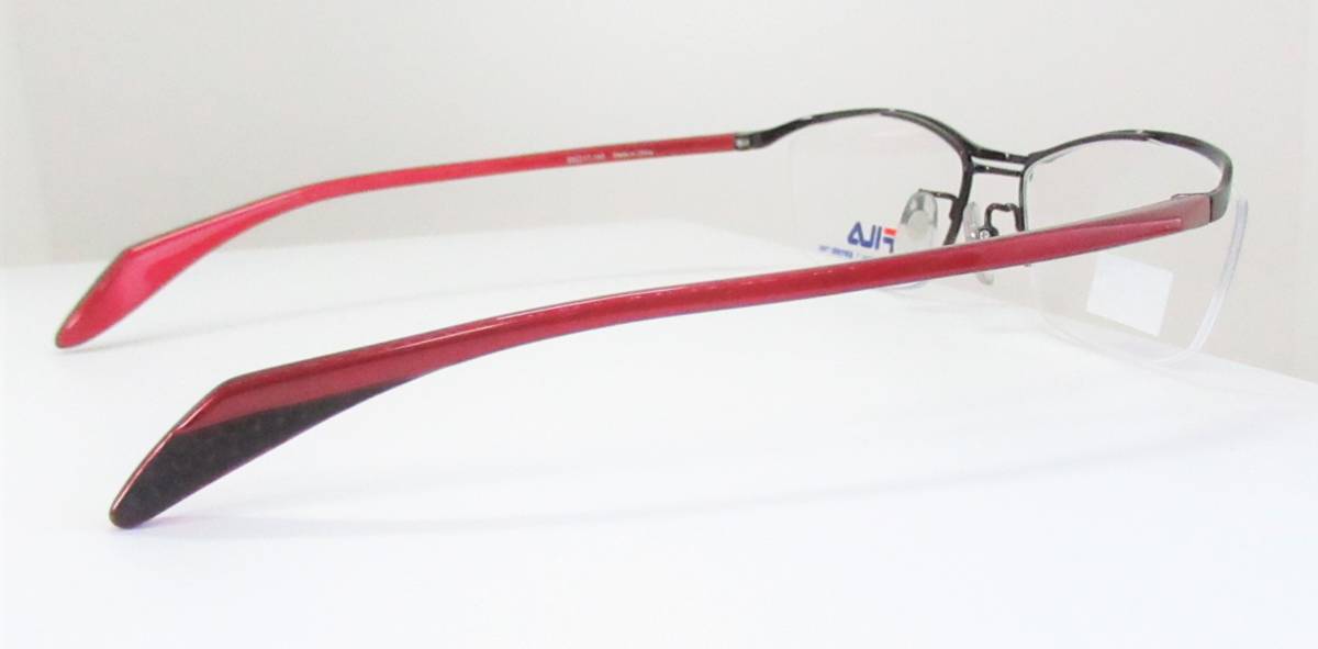 *FILA filler gentleman glasses frame *SF-1813 * color 1 ( black / metallic red )