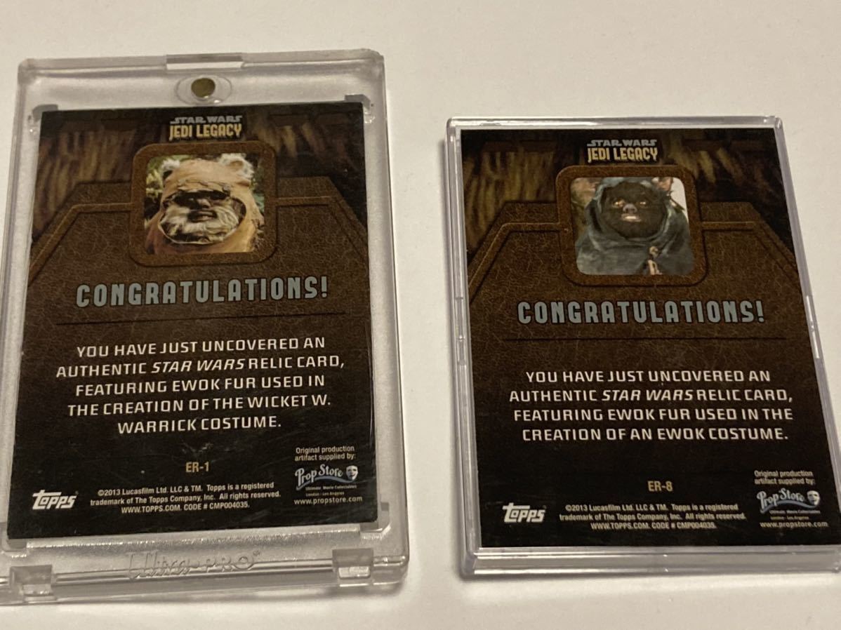 topps スターウォーズ ウィケット イウォーク レリック カード ead