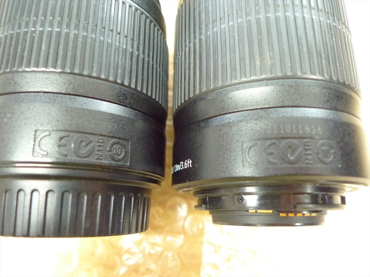 現状品 Canon キャノン EOS9000D ダブルズームキット 18-55mm f4-5.6 IS 55-250mm f4-5.6 IS デジタル一眼レフカメラ レンズ_画像10