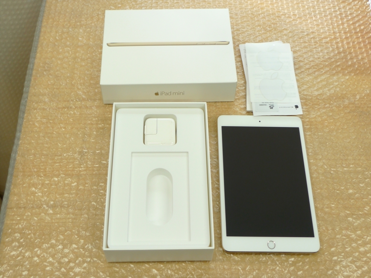 現状品 apple iPad mini 3 Wi-Fi+Cellular 128GB MGYU2J/A docomo bpbd