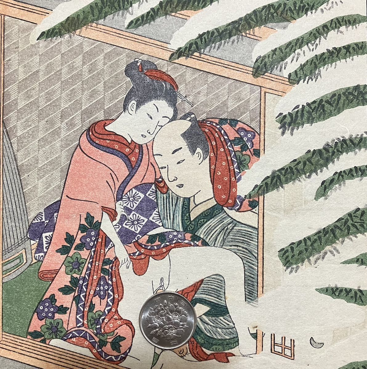 Yahoo!オークション - 鈴木春信 浮世絵春画 美人図 木版画 錦絵 Yahoo!オークション - 鈴木春信 浮世絵春画 美人図 木版画 錦絵