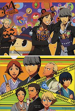 代購代標第一品牌 樂淘letao クリアファイルペルソナ4 The Animation オトメディア限定p4 ハロウィン鳴上悠花村陽介クマ巽完二 白鐘直斗堂島遼太郎足立透