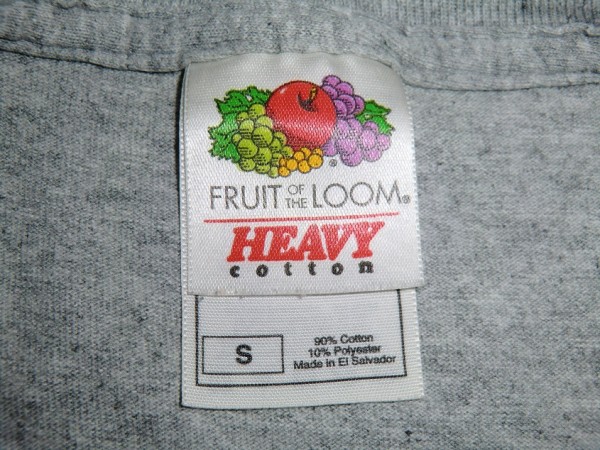 USA古着 テニスロゴ プリント Tシャツ sizeS XS相当 灰色 グレー スポーツ アメカジ グレー 灰 ボール アメリカ fruit of the loom_画像3