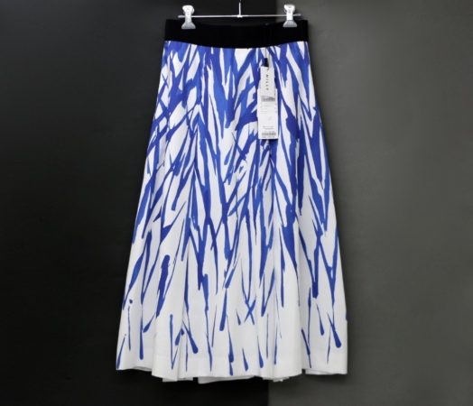 ▼新品▼アメリカ製▼MILLY ミリー BRUSHSTROKE PRINT MLスカート▼40サイズ▼95,040円▼_画像1