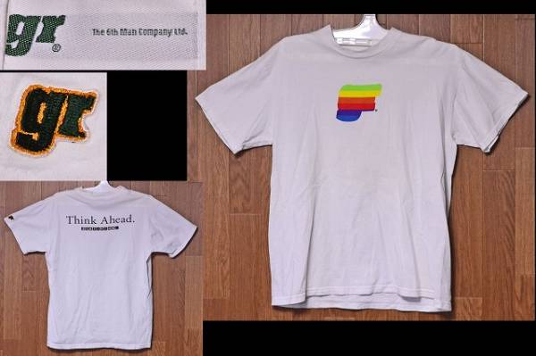 gr Tシャツ Mサイズ 白 the 6th man company 「Think Ahead」_画像1