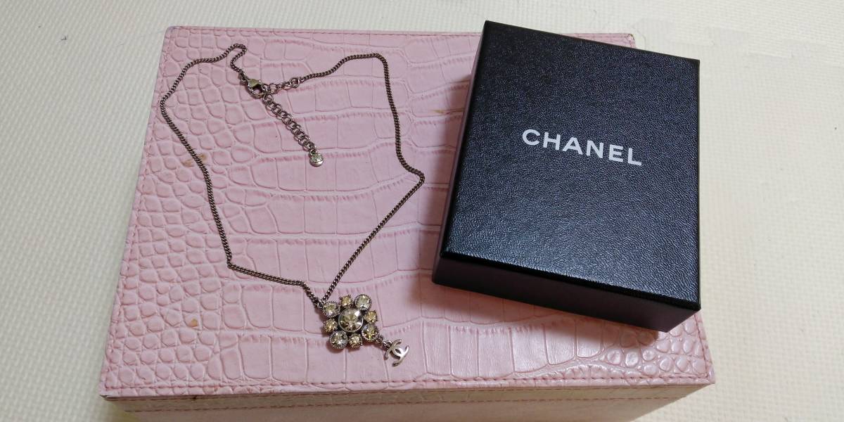 シャネル/CHANEL ココマーク ラインストーン ネックレス www