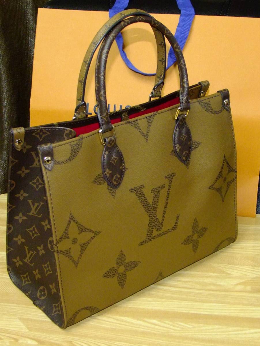 新品 未使用 LOUIS VUITTON ルイヴィトン オンザゴーMM モノグラム