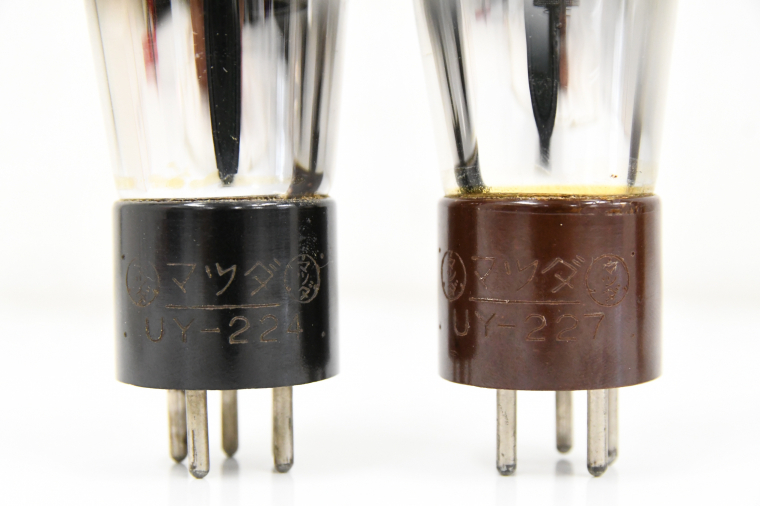 真空管 ナス菅 おまとめ4本 マツダ UY-224 UY-227 CYMOTRON KX-112 UX