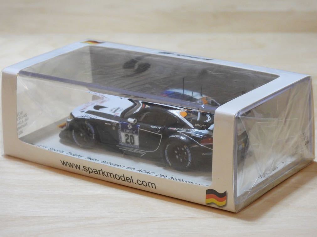 【新品：未開封】スパーク 1/43 BMW Z4 GT3 スポーツ トロフィー チーム シューベ ルト ニュルブルクリンク24時間 2014年 No.20 [SG133]_画像8