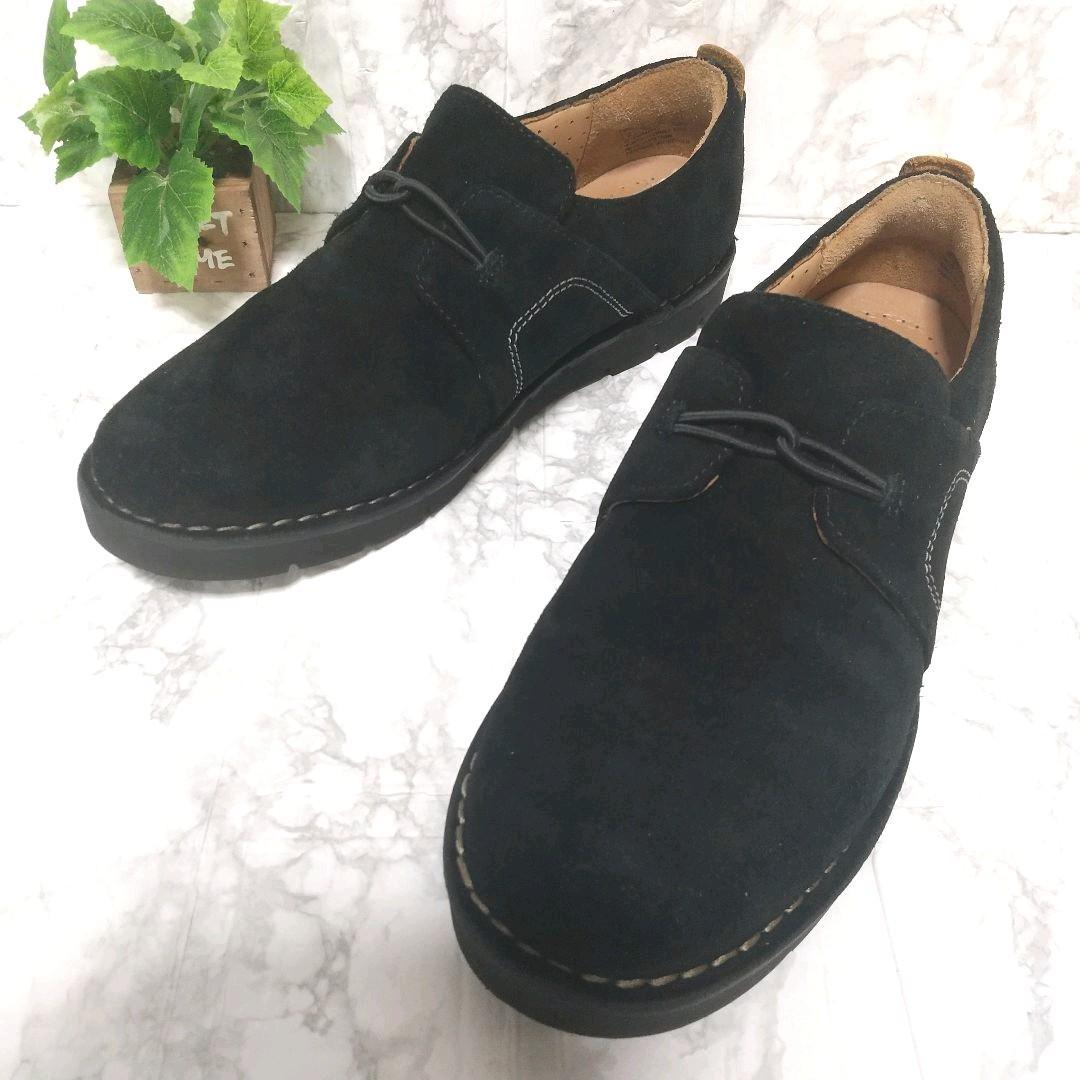 超特価格安 Clarks - 新品□41/2□本革CLARKSスウェードシューズ