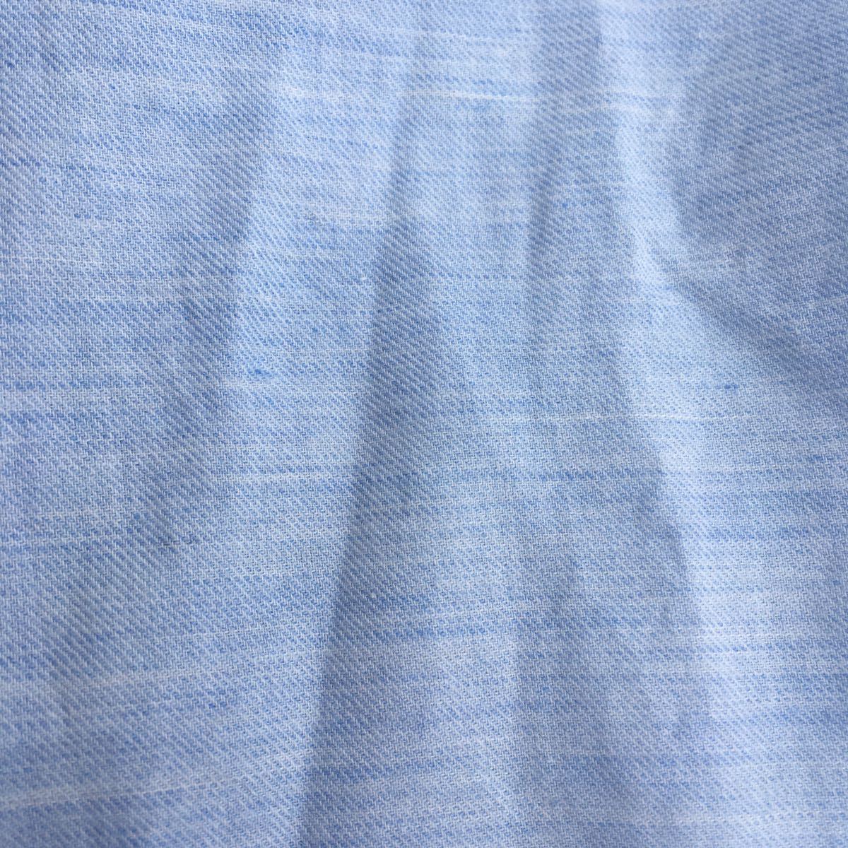 未使用 未着 MARGARET HOWELLマーガレットハウエルコットン ロングシャツ サイズフリー 水色 日本製_画像5
