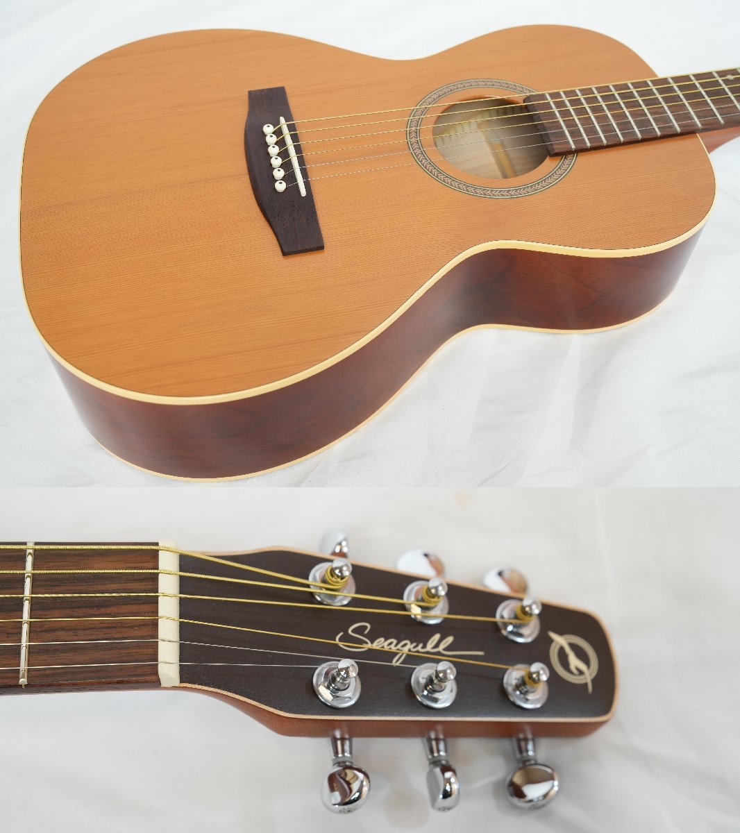 得価即納 Seagull アコースティックギター TOP単板 ケース付 シーガル