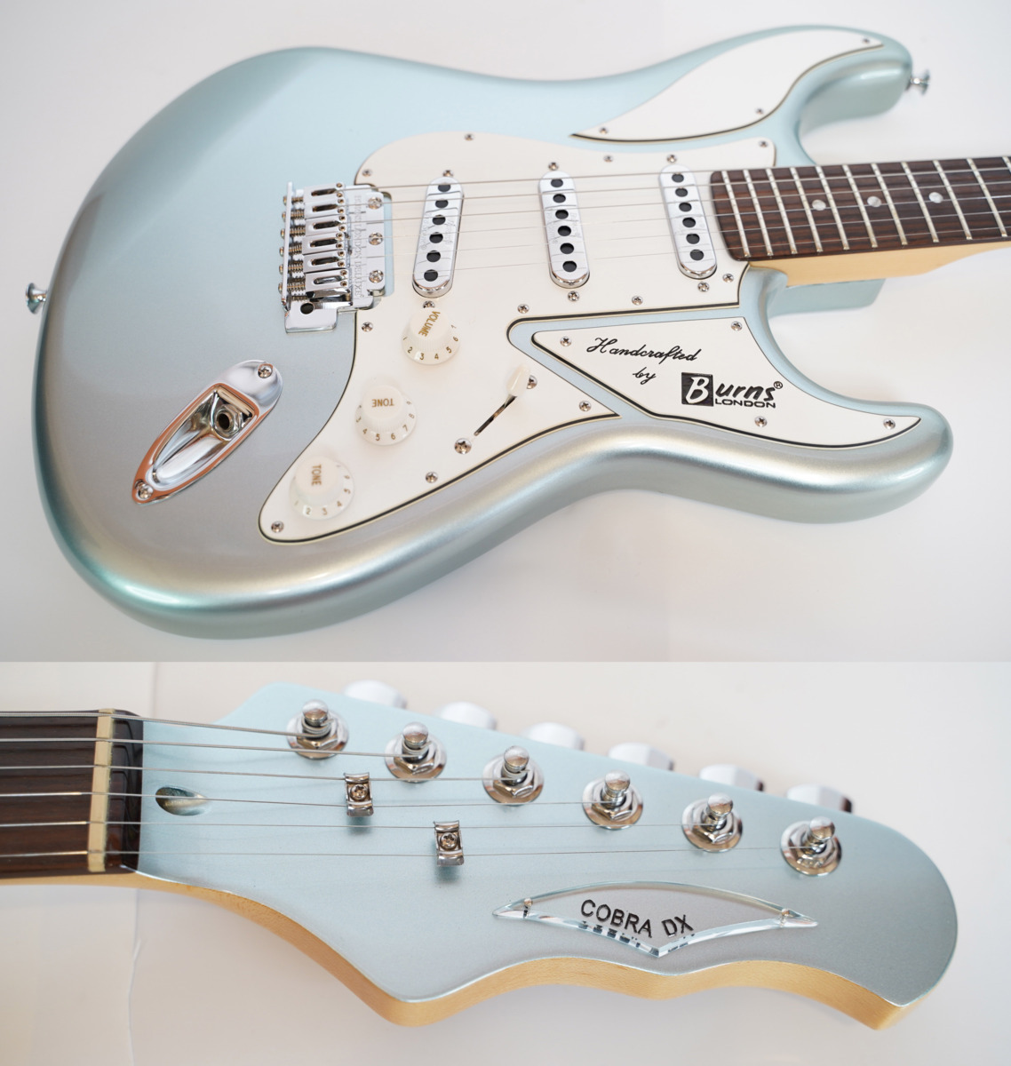 ☆BURNS LONDON☆COBRA DX Pearl Blue バーンズ 美品☆ ☆BURNS LONDON☆COBRA DX Pearl Blue バーンズ 美品☆