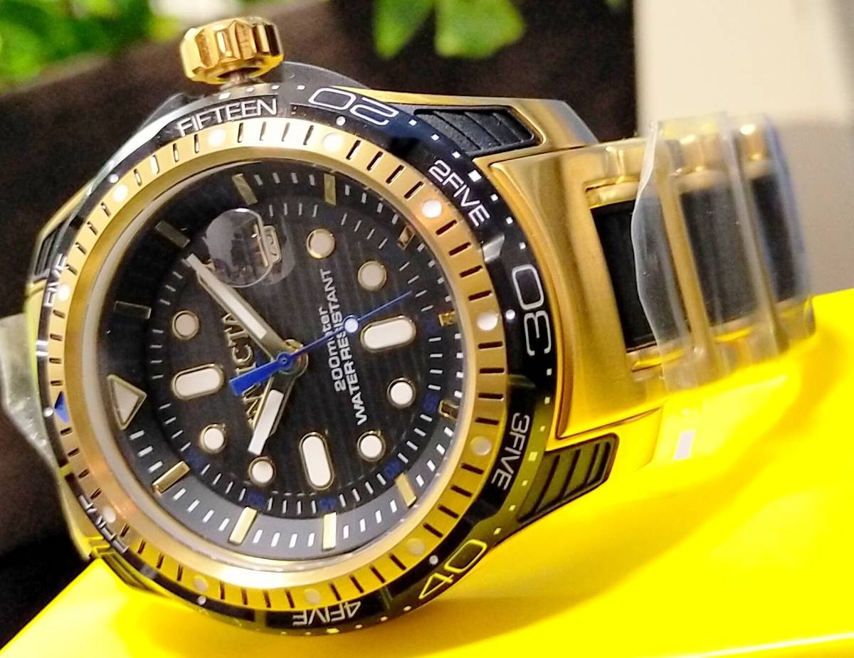 【メーカー直売】 HYDROMAX 高級腕時計 インビクタ INVICTA 【新品】95 ハイドロマックス 激レア！ デットストック ゴールド