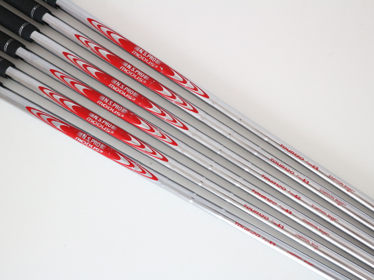 1円 アイアン用 6本セット NSプロ MODUS モーダス3 ツアー120 S 相場 シャフト6本 ツアー120(S) モーダス3 クラブ