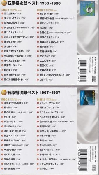 石原裕次郎　CD豪華４枚組セット ヒット曲を凝縮した全60曲_画像2