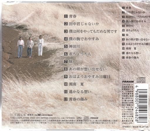 かぐや姫 CD ベスト ～神田川・赤ちょうちん・妹～全12曲_画像2